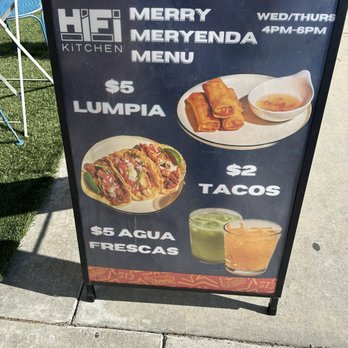 HiFi Kitchen - Sign Outside - Filipino Near Me - Los Angeles, California