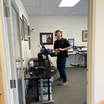 Secure Live Scan - Doug doing his job! - Fingerprinting Near Me - Aliso Viejo, California