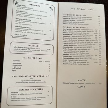 Le Sélect Bistro - Menu - French Near Me - Toronto, Ontario