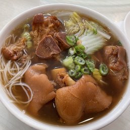 Breakfast Special - Pig Feet with Vermicelli and HK Milk Tea 2/22/23 Breakfast Special - Pig Feet with Vermicelli and HK Milk Tea 2/22/23