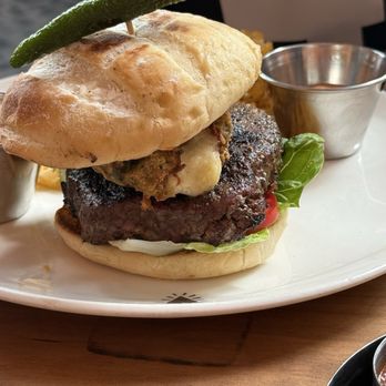 Border Grill - Border Chile Relleno Burger* 5/5 - Mexican Near Me - Las Vegas, Nevada