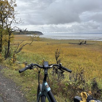 Alaska Pablo's Bicycle Rental - A view of the beginning of the path - Bike Rentals Near Me - Anchorage, Alaska Alaska Pablo's Bicycle Rental - A view of the beginning of the path - Bike Rentals Near Me - Anchorage, Alaska