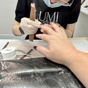 Lumi Nail Studio - Crystal working her magic. - Nail Salons Near Me - Pasadena, California Lumi Nail Studio - Crystal working her magic. - Nail Salons Near Me - Pasadena, California