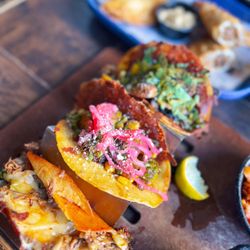 Que Onda Tacos + Tequila - Combination of Tacos