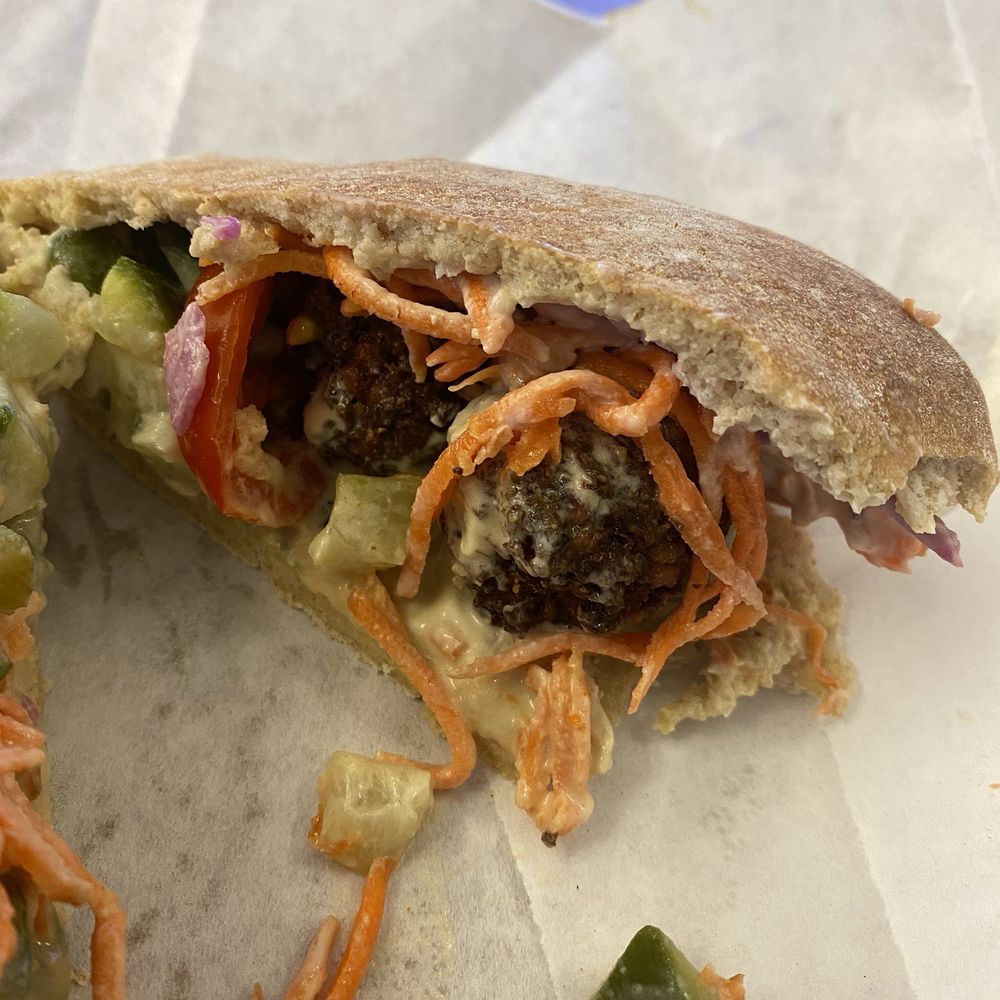 Clover Food Lab - Chickpea fritter - Cafes Near Me - Cambridge, Massachusetts