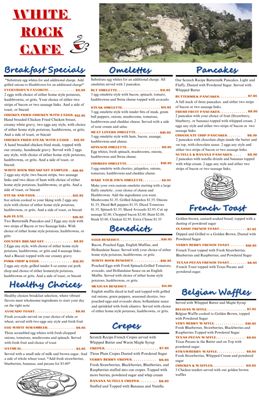 Menu photo 6 White Rock Cafe North Richland Hills, TX Menu photo 6 White Rock Cafe North Richland Hills, TX