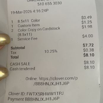 Piedmont Copy & Printing - $4 service fee for ... - Printing Services Near Me - Oakland, California Piedmont Copy & Printing - $4 service fee for ... - Printing Services Near Me - Oakland, California
