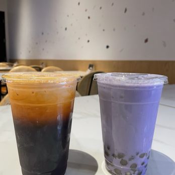 Rapha Tea - Imperial thai tea and Taro milk tea - Bubble Tea Near Me - Chandler, Arizona