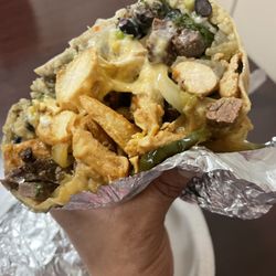 Silvestre Chicken - Steak and chicken burrito