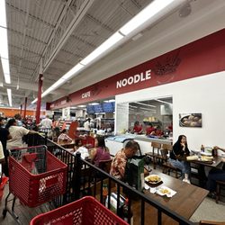 Pan Asia Super Market - Dining area. They only have like 10 tables.
