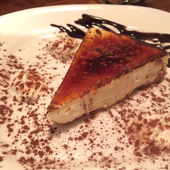 Folco's Ristorante - Cheesecake finished in creme brûlée fashion. Wow!!! - Italian Near Me - Markham, Ontario