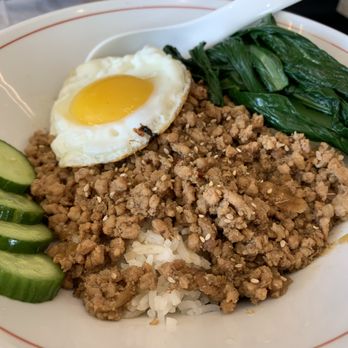 Frank BBQ & Noodles - Diced Ground Pork on Rice - Barbeque Near Me - Irvine, California Frank BBQ & Noodles - Diced Ground Pork on Rice - Barbeque Near Me - Irvine, California