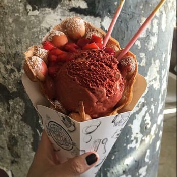 Wowfulls - Gai Dan Jai with red velvet ice cream! - Desserts Near Me - Brooklyn, New York Wowfulls - Gai Dan Jai with red velvet ice cream! - Desserts Near Me - Brooklyn, New York