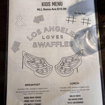 & Waffles - Kids menu - Breakfast & Brunch Near Me - Woodland Hills, California & Waffles - Kids menu - Breakfast & Brunch Near Me - Woodland Hills, California