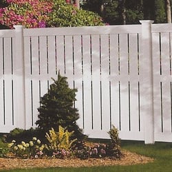 A-Affordable Fence - many styles and heights of maintance free vinyl, dogear top, picket top, arched top, different colors to choose from with gates