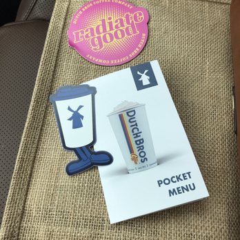 Dutch Bros Coffee - They gave me fun stickers!!! - Juice Bars & Smoothies Near Me - Midwest City, Oklahoma Dutch Bros Coffee - They gave me fun stickers!!! - Juice Bars & Smoothies Near Me - Midwest City, Oklahoma