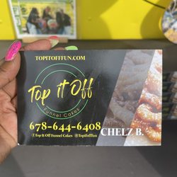 Top it Off Funnel Cakes