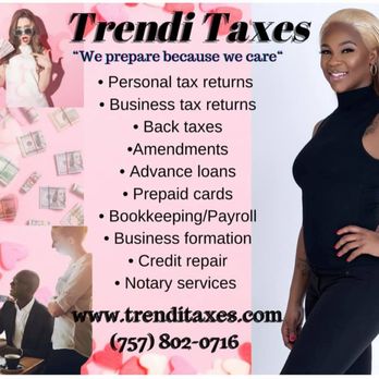 Trendi Taxes - Tax Services Near Me - Norfolk, Virginia Trendi Taxes - Tax Services Near Me - Norfolk, Virginia
