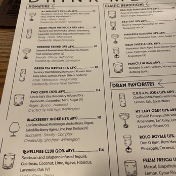 Dram & Draught - Menu - Cocktail Bars Near Me - Cary, North Carolina