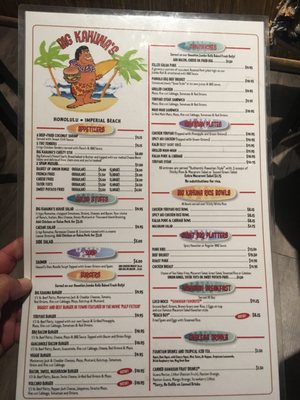 Menu photo 7 Big Kahuna's Imperial Beach, CA Menu photo 7 Big Kahuna's Imperial Beach, CA