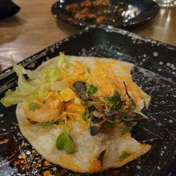 Lockheart - Canned shrimp on a taco - Mexican Near Me - Wellesley, Massachusetts