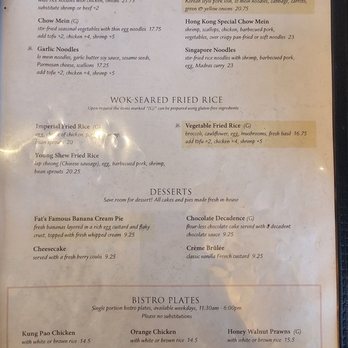 Fats Asia Bistro - Menu - Chinese Near Me - Roseville, California Fats Asia Bistro - Menu - Chinese Near Me - Roseville, California