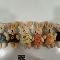 Julie's Cafe - Handmade key rings at her counter shop