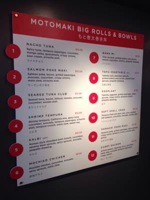 Menu photo 6 Motomaki Boulder, CO Menu photo 6 Motomaki Boulder, CO