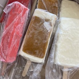 Paletas! Strawberry. Membrillo!!!! Coconut. Paletas! Strawberry. Membrillo!!!! Coconut.