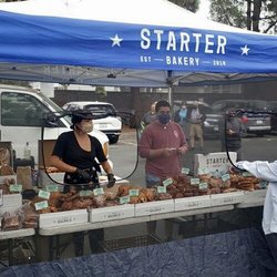 Castro Valley Farmers' Market - Starter Bakery has out of this world pastries like the Kouign-Amann by renowned pastry chef Brian Wood!