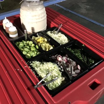 Don Tacos - Toppings bar - Food Trucks Near Me - Fresno, California Don Tacos - Toppings bar - Food Trucks Near Me - Fresno, California
