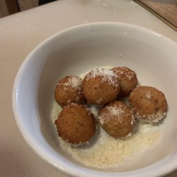 La Pecora Bianca SoHo - cacio fritters - Mediterranean Near Me - New York, New York La Pecora Bianca SoHo - cacio fritters - Mediterranean Near Me - New York, New York