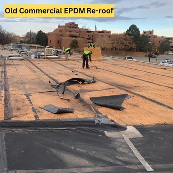 Right Way Roofing - Commercial Re-Roof tear-off. - Roofing Near Me - Albuquerque, New Mexico