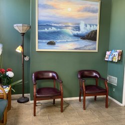North Hills Dental Center - Dr. Sam Djang - Art on the wall at the waiting area
