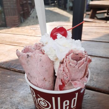 Rolled Mountain Creamery - Signature Cherry. - Ice Cream & Frozen Yogurt Near Me - Reno, Nevada Rolled Mountain Creamery - Signature Cherry. - Ice Cream & Frozen Yogurt Near Me - Reno, Nevada