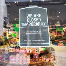 Temporarily Closed Temporarily Closed
