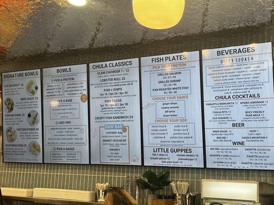 Menu photo 1 Chula Seafood Downtown Phoenix, AZ Menu photo 1 Chula Seafood Downtown Phoenix, AZ
