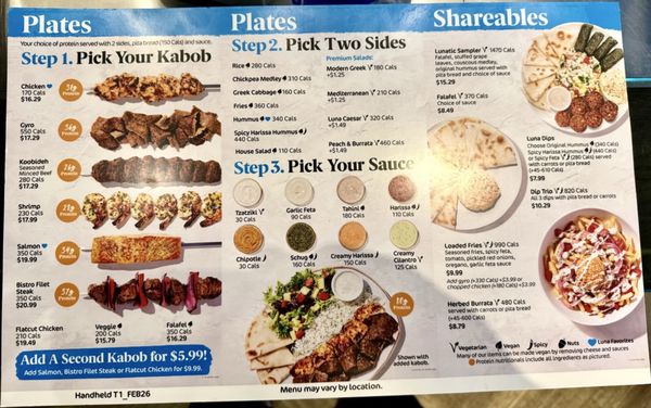 Menu photo 1 Luna Grill Market Place Irvine, CA Menu photo 1 Luna Grill Market Place Irvine, CA