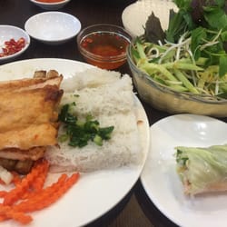 Thanh Binh - What they're most well known for! Prawn paste on sugar cane