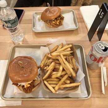 Namkeen - Nashville chicken sandwich, fries - Chicken Shop Near Me - Brooklyn, New York