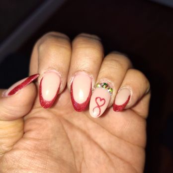 NT Nail Spa - See the lovely pink edges? Old nail polish. $52 gel f/s, $20 French tip, $18 rhinestones. Check them out! - Waxing Near Me - Manteca, California NT Nail Spa - See the lovely pink edges? Old nail polish. $52 gel f/s, $20 French tip, $18 rhinestones. Check them out! - Waxing Near Me - Manteca, California
