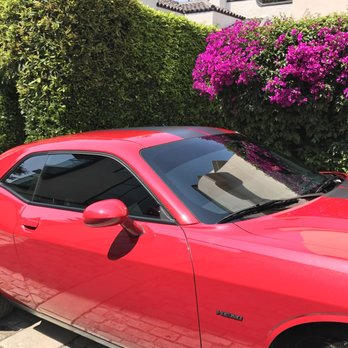 Tint On Wheels - Tinting on the side windows and a strip across the front windshield. - Home Window Tinting Near Me