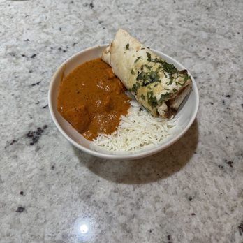 Flavors of India - Chicken Tikka Masala, Garlic Naan, Plain Rice - Indian Near Me - Gilbert, Arizona Flavors of India - Chicken Tikka Masala, Garlic Naan, Plain Rice - Indian Near Me - Gilbert, Arizona