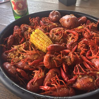 Mambo Seafood - 2 lbs crawfish along with potatoes and corn which are both extra. - Seafood Near Me - Houston, Texas
