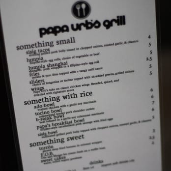 Papa Urb's Grill - Tracy - Filipino Near Me - Tracy, California