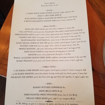 The Dabney - Menu - New American Near Me - Washington, DC, District of Columbia
