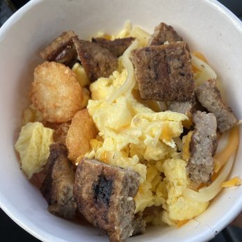 Chick-fil-A - Hashbrown Scramble Bowl w/ Sausage undressed - Fast Food Near Me - Rosedale, New York Chick-fil-A - Hashbrown Scramble Bowl w/ Sausage undressed - Fast Food Near Me - Rosedale, New York