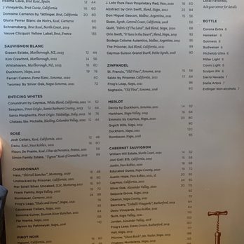 Paul Martin's American Grill Irvine Spectrum - A lot of wine to select - New American Near Me - Irvine, California