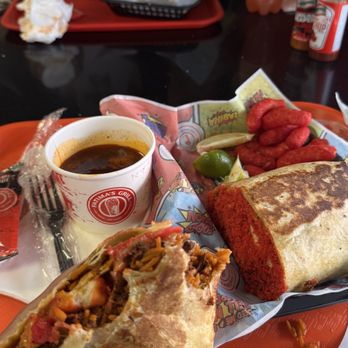 Fatima's Grill - Birria & Shrimp Cheetos Burrito - Mediterranean Near Me - Downey, California