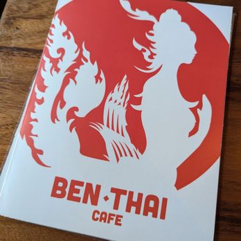Ben Thai Cafe - Menu cover 20240727 - Thai Near Me - San Francisco, California